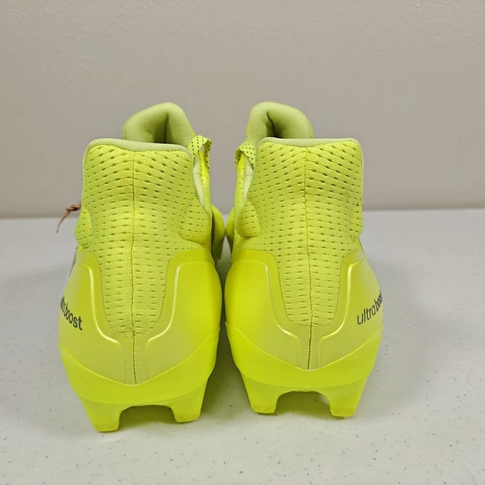 Adidas UltraBoost Football Cleats Solar Yellow JP7413 US Men Size 12 New